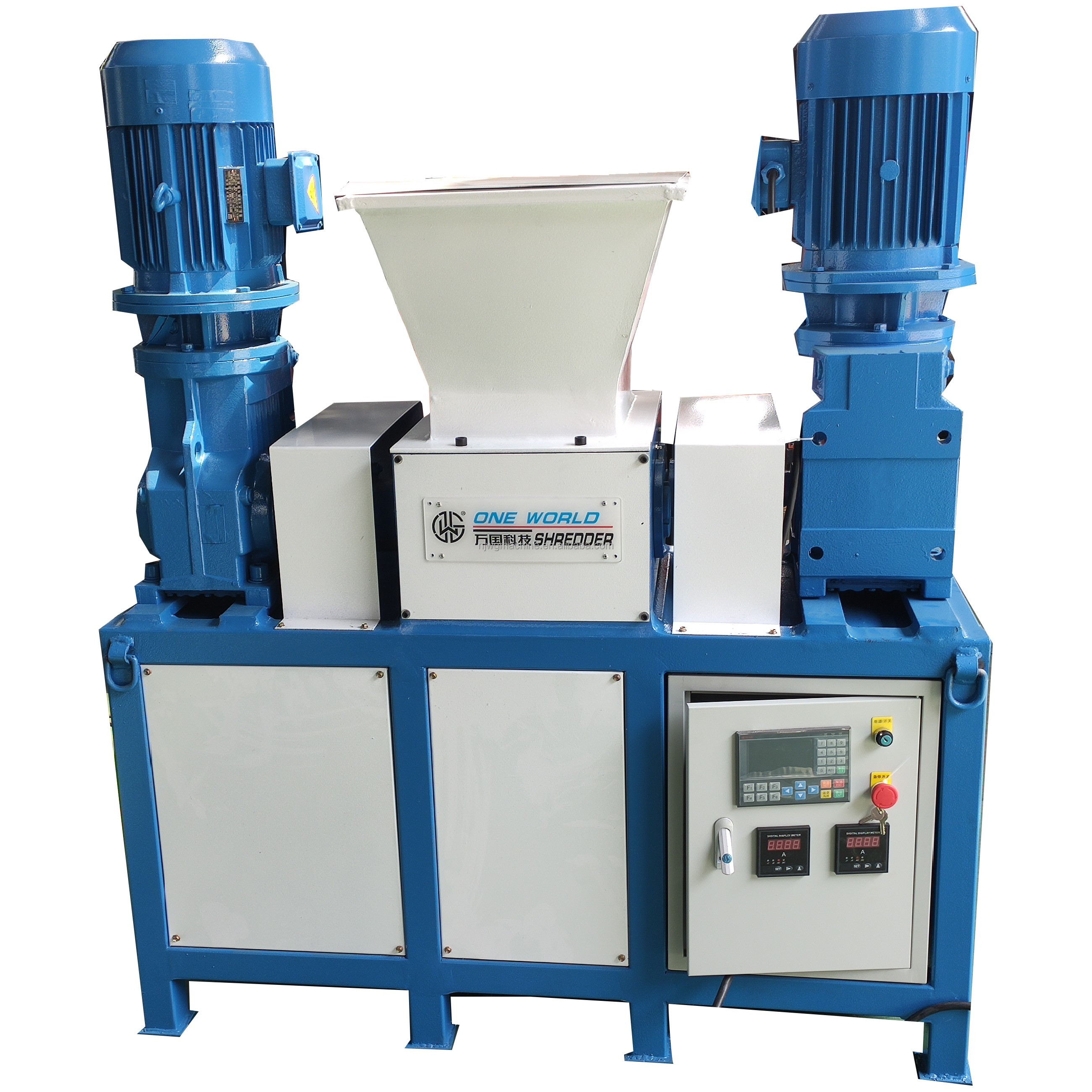 "Customizable Tire Crusher Equipment Used Rubber Tyre Shredding Recycling paper shredder machine Machines Two Shaft Shredder "