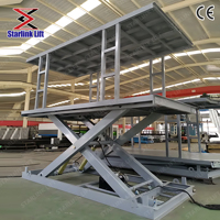 Ascenseur de stationnement pour voiture à domicile, à ciseaux, hydraulique, électrique, fixe, à double étage, robuste, personnalisé CE