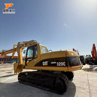 Excavatrice Caterpillar d'occasion CAT320C, 20 tonnes, avec moteur et transmission, prix bas, à vendre