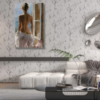 Peinture diamantée Portrait Femme Mince à succès – Kits de peinture diamantée carrée pour la décoration intérieure