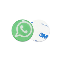 13.56MHz Étanche NFC Époxy Tag Autocollants Mini RFID ISO Tags pour Téléphone Adhésion/Carte de Visite Hôtel QR Code Communication