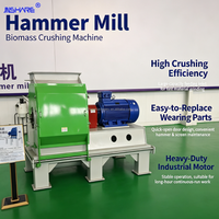 75kW Hochleistungs-Industriehammermühle CE-Zertifiziert für Holzspäne, Sägemehl & Landwirtschaftliche Biomasse-Rohmaterialien Perfekt