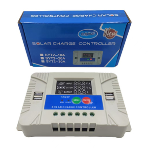 10a 20a 30a 50a 60a सौर बैटरी चार्ज नियंत्रक Pwm 12v/24v 4usb आउटपुट 5v/2a ऑफ ग्रिड सौर नियंत्रक 12 वी - Product Image 4