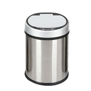 Nhà Máy Giá Thép Không Gỉ Cảm Biến Bin 8L 12L Tự Động Thông Minh Cảm Biến Rác Thùng Rác Có Thể Thông Minh Thùng Rác Cảm Biến - Product Image 5
