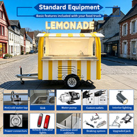 Remorque de restauration mobile commerciale pour la vente de tacos, empanadas et shawarma – Camion de cuisine mobile à vendre aux États-Unis – Remorque alimentaire économique
