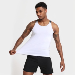 Printed Summer Breathable Sports Running Training Tank Top for <b>Men</b> Sublimation Blank Athletic Wear Sleeveless Muscle Shirts - Product Image 2