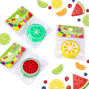 Lot de 3 Gommes <span class=keywords><strong>Kawaii</strong></span> en Forme de Fruits Tranchés – Gommes à Crayon Sans Résidu pour <span class=keywords><strong>Dessin</strong></span>, Papeterie et Récompenses Scolaires pour Enfants - Product Image 1