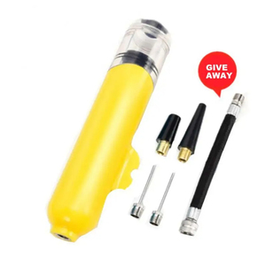 Mini bomba portátil para bicicleta MTB con válvula, accesorio para inflar neumáticos para baloncesto, fútbol, montar en bicicleta - Product Image 1