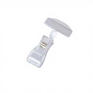 Portacarteles de Plástico ABS Transparente y Ecológico para Supermercados, Clip para Exhibición de Datos, Empujador de Tiras, Capacidad de 10 kg, Duradero - Product Image 2