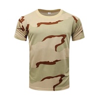 Bestseller Camouflage T-shirt Heren Outdoor Korte Mouw Snel Droogende Mesh T-shirt Trainingskleding