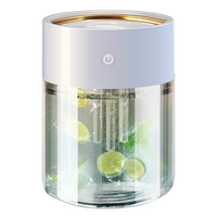 Désamorceur d'air à ultrasons Humidificateur grande capacité Lampe à sept couleurs USB