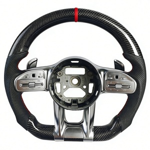 Volant de voiture en fibre de carbone de haute qualité personnalisé pour <span class=keywords><strong>Mercedes</strong></span> <span class=keywords><strong>Benz</strong></span> C43 C63 C63S C117 - Product Image 3