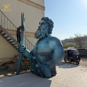 Mascotte gonflable géante Poseidon accrocheuse - Décoration de dieu grec pour l'entrée du centre commercial/attraction d'événement - Product Image 3