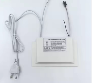 1A 12V thời gian hiển thị nhiệt độ cảm biến cảm ứng chuyển đổi một ba Màu ánh sáng mờ gương defogging phim kết nối - Product Image 3