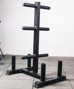 Steel Iron Heavy Duty Fitness Equipment <strong>Weight</strong> Lifting Barbell Storage Rack with 4-Hole <strong>Weight</strong> Plate <strong>Tree</strong> - Product Image 2