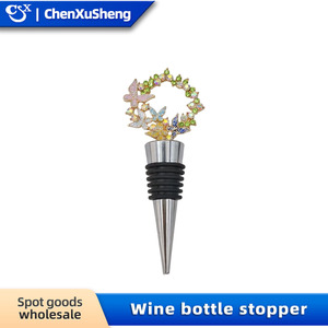 Christmas Bottle <b>Stoppers</b> With Santa Snowman Reindeer Design Plastic <b>Wine</b> <b>Stopper</b> For Holiday Decoration - Product Image 4