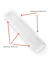 Boîtier en membrane plastique PS, modèle rectangulaire fait main HN-198, personnalisable OEM (300x75x25mm)