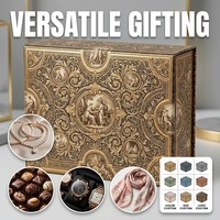Boîte cadeau pliable à fermeture magnétique avec logo personnalisé, emballage rigide de qualité supérieure pour aliments gastronomiques et délices, emballage plat