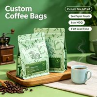 Sachet Doypack Durable de Qualité Alimentaire pour Café et Jus, avec Fermeture Éclair, Anti-Humidité, pour Importateurs et Grossistes