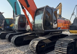 Excavatrice sur chenilles hydraulique lourde d'occasion Hitachi ZX360 350 de marque japonaise de premier plan, 36 tonnes, équipement de construction d'occasion, EPA CE - Product Image 3