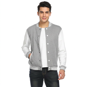 Veste universitaire pour homme de qualité supérieure, en coton molletonné, style Letterman, vente en gros - Product Image 1