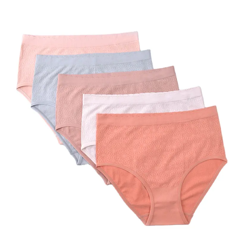 Seamless underwear for girls Naked ammonia breathable underwear High waist pants women's underwear