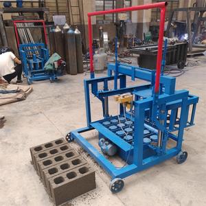 Gemaakt in China 3-45 Handmatige Mobiele Baksteenmachine Kleine Mobiele Blokkenmachine - Product Image 5