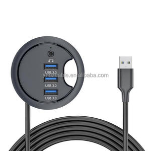 Văn Phòng Máy Tính Để Bàn <span class=keywords><strong>Hub</strong></span> Với 3-Cổng <span class=keywords><strong>USB</strong></span> Hỗ Trợ Tai Nghe Cổng Âm Thanh Cho Máy Tính Docking Station USB3.0 <span class=keywords><strong>Hub</strong></span> - Product Image 6