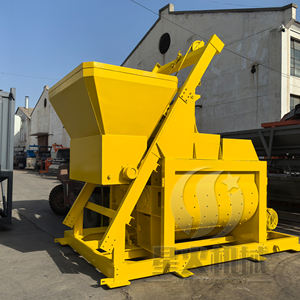 2025 beliebte 3 <span class=keywords><strong>Bagger</strong></span> Betonmischer Doppel welle Elektro betonmischer 3 Yards Anhänger Betonmischer mit JS750 <span class=keywords><strong>JS1000</strong></span> JS500 - Product Image 4