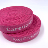 Bandeau sport tissé en nylon personnalisé imprimé logo bandeau perruque réglable bandeau jacquard élastique sangle bande fil bord ruban