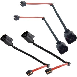 Phía trước phía sau phanh pad mặc cảm biến miễn phí trở lại 95561236500, 95561236530 Bộ 4 cho PORSCHE cho Cayenne 2003-2006 2008-2010 - Product Image 1