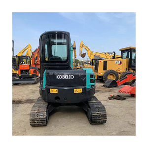 Excavatrice utilisée de kobelco sk55 SK55SR-5 mini excavatrice utilisée de kobelco 5 tonnes sk55sr à vendre au Japon marque originale - Product Image 5