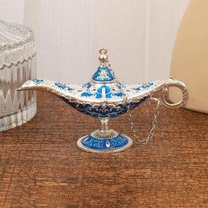 Lámpara Mágica <span class=keywords><strong>Antigua</strong></span> de Metal, Modelo Wishing Light, Regalo, Decoración Artesanal Retro Europea, Adornos Creativos - Product Image 6