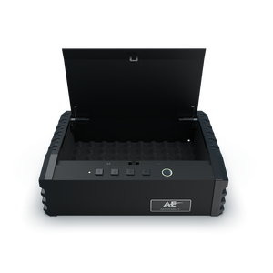 मुफ्त शिपिंग डिजिटल फायरप्रूफ स्टील कुंजी जमा स्टश गहने इलेक्ट्रॉनिक कोड लॉक फिंगरप्रिंट के साथ सुरक्षित बायोमेट्रिक सुरक्षित - Product Image 1