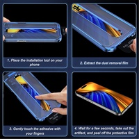 Protection d'écran en verre trempé HD 2.5D sans bordure, installation facile, toucher lisse pour iPhone 12 13 14 15 16 17 18 Pro Max avec applicateur