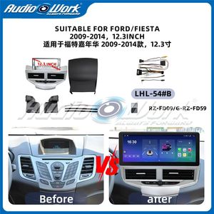Kit de remplacement de la façade de l'autoradio 12,3 pouces pour tableau de bord <span class=keywords><strong>Ford</strong></span> <span class=keywords><strong>Fiesta</strong></span> 2009 2010 <span class=keywords><strong>2011</strong></span> 2012 2013 2014 - Product Image 2