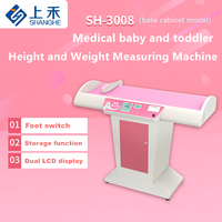 Báscula Digital Electrónica para Bebés con Medidor de Altura