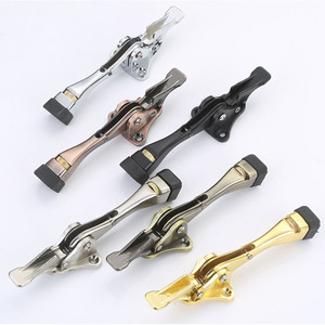 Butée <span class=keywords><strong>de</strong></span> porte réglable en hauteur en alliage d'aluminium avec ressort métallique pour verrouillage au <span class=keywords><strong>sol</strong></span> - Product Image 4