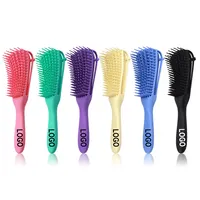 Benutzer definiertes Logo verschiedene Arten von Haar kämmen Kopfhaut massage gerät Shampoo-Bürste Entwirrende Haar kämme und Bürsten für den Heimgebrauch im Salon