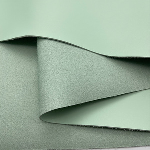 Tela de microfibra de cuero sintético PU de doble cara para zapatos y muebles de interior - Product Image 2