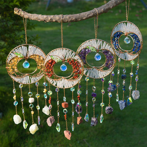 Hanging Ornament Good Luck Feng Shui Color Bells Wind Chimes China Home Decor (Auspicious