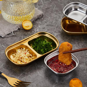 <span class=keywords><strong>Plato</strong></span> para Salsas con Tres Compartimentos, Bandeja para Salsas de Soja, <span class=keywords><strong>Plato</strong></span> para Salsas para Barbacoa - Product Image 6