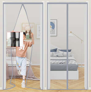 Porte-<span class=keywords><strong>moustiquaire</strong></span> magnétique moderne JINFUDA, prix de gros, peut être découpée <span class=keywords><strong>sur</strong></span> <span class=keywords><strong>mesure</strong></span> pour une utilisation dans les salles de bain ou les hôtels, moustiquaires et filets anti-moustiques - Product Image 4