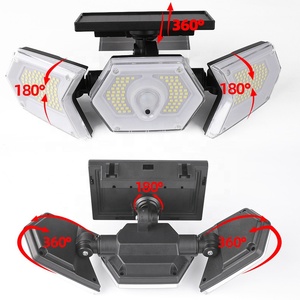 Wason Thông Minh Ba Đầu 254 * Smd/274 * COB Ngoài Trời Đảng <span class=keywords><strong>Motion</strong></span> Cảm Biến Năng Lượng Mặt Trời Powered Vườn Tường Ánh Sáng Với Có Thể Điều Chỉnh Đèn Cơ Thể - Product Image 4