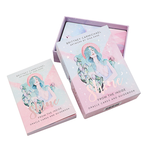 Cubierta de inscripción personalizada, venta al por mayor, tarjetas de oráculo, Libro del alfabeto, tarjetas de Tarot afroamericano, compra - Product Image 1