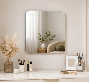 Wholesale Square PS Back Painted <b>Mirror</b> Shatterproof <b>Lightweight</b> Acrylic Alternative for Bathroom Wall Decor Budget Renovation - Product Image 3