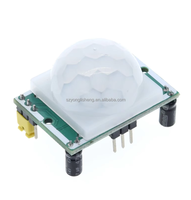 Module détecteur de mouvement infrarouge pyroélectrique IR HC-SR501 réglable pour kits Raspberry Pi + Boîtier