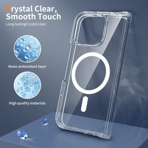 Funda para Teléfono Google <span class=keywords><strong>Pixel</strong></span> 11 Pro, <span class=keywords><strong>Plegable</strong></span>, de TPU y PC, Transparente, Magnética, Resistente a Caídas - Product Image 4