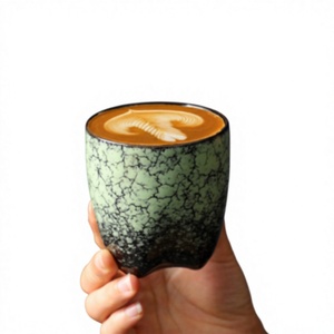 <span class=keywords><strong>Taza</strong></span> <span class=keywords><strong>de</strong></span> té/café minimalista <span class=keywords><strong>de</strong></span> cerámica vintage estilo japonés Yao Bian, <span class=keywords><strong>taza</strong></span> <span class=keywords><strong>de</strong></span> degustación individual personal Dehua para exportación - Product Image 1