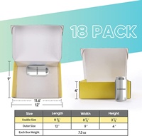 Flache Verpackung Easy Fold Multi Colors Party Favor Karton Versand kartons für Klein unternehmen Verpackung Versand zubehör